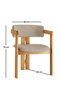 Hanah Home Silla de Roble y Visón CO - 042